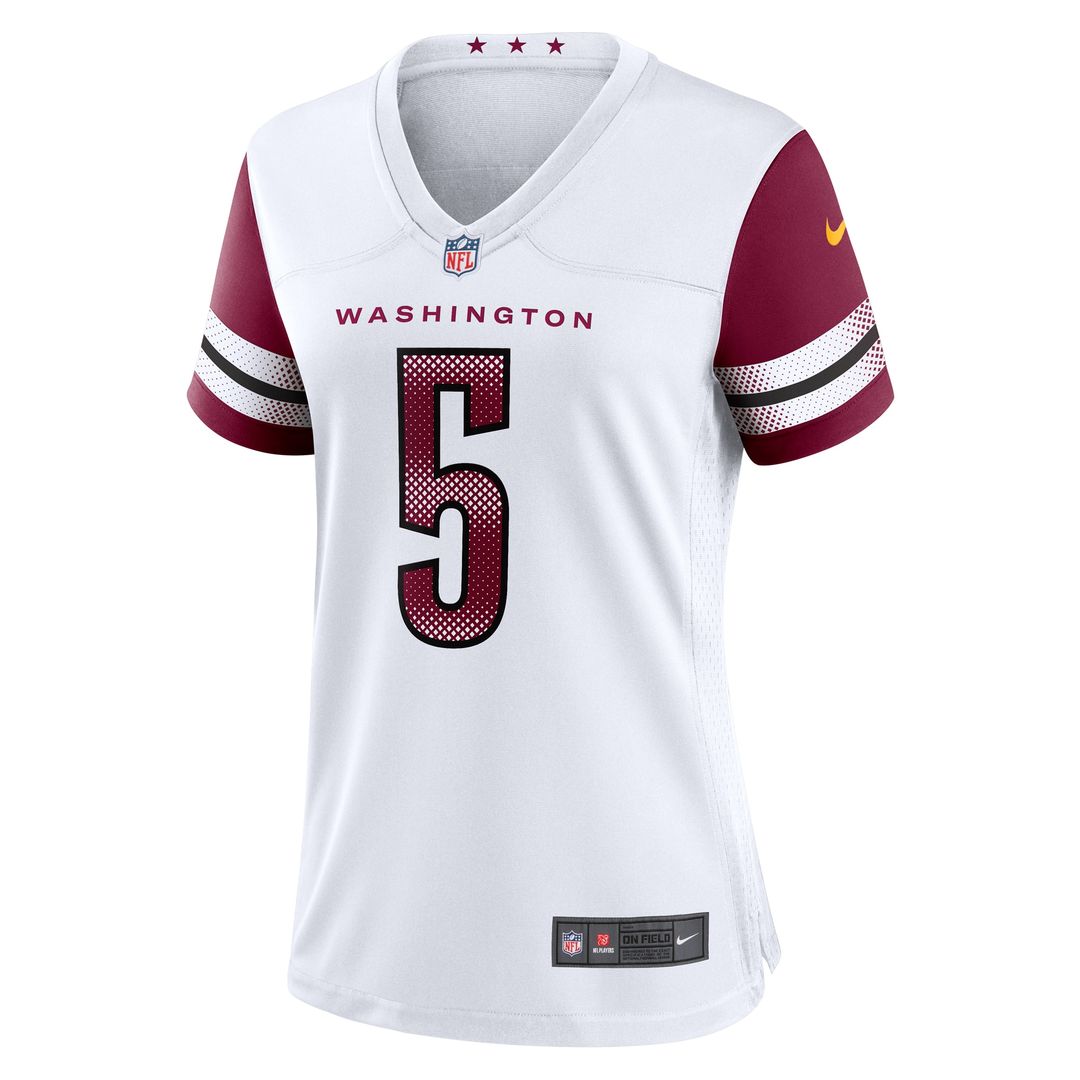 Jayden Daniels Washington Commanders Nike Women's  Player Game Jersey - Burgundy