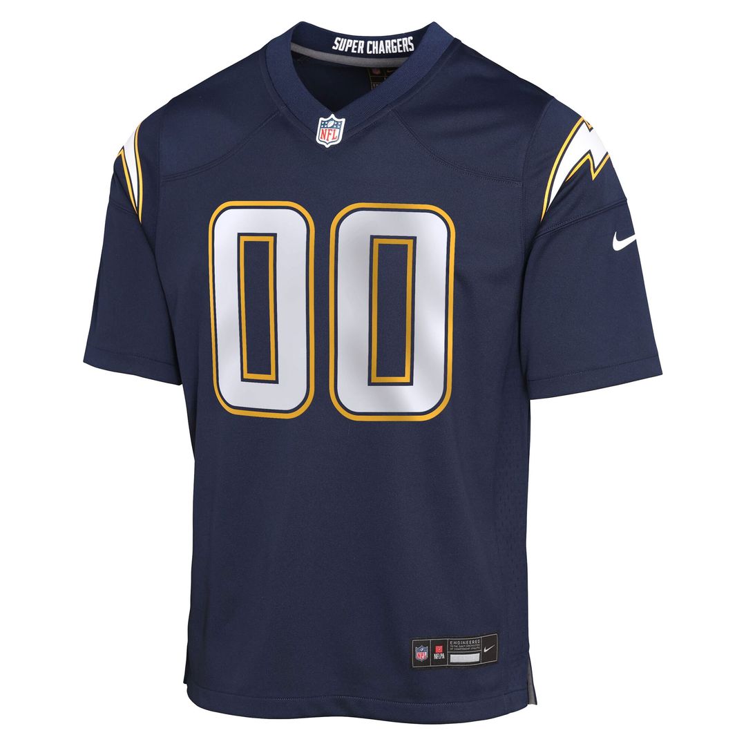 Los Angeles Chargers Nike Youth Alternate Charger Power Game Custom Jersey - Gold