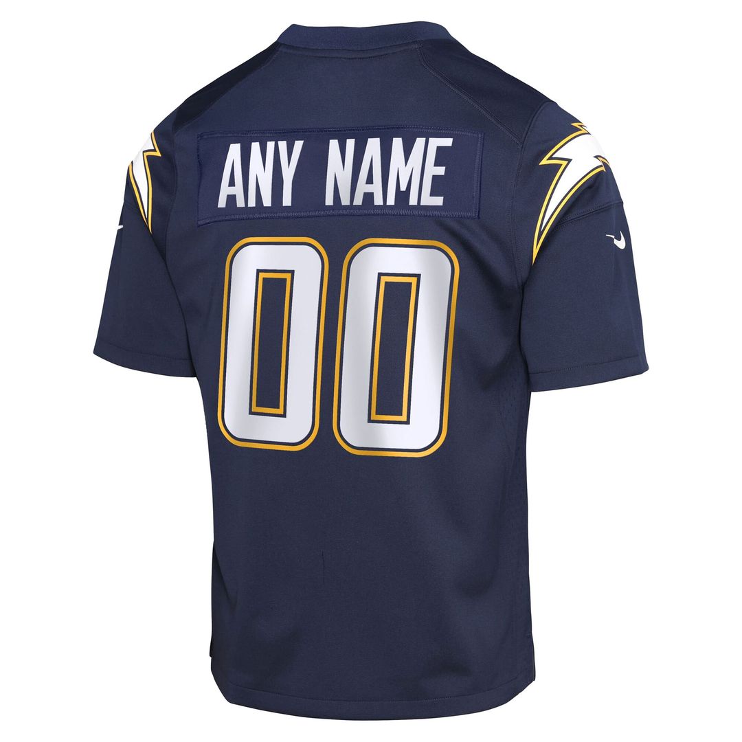Los Angeles Chargers Nike Youth Alternate Charger Power Game Custom Jersey - Gold