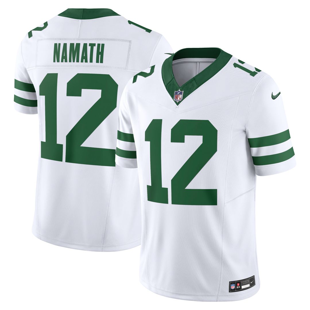 Joe Namath New York Jets Nike Alternate Vapor F.U.S.E. Limited Jersey  - Legacy Black