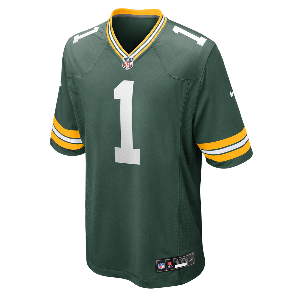 Number 1 Groom Green Bay Packers Nike Game Jersey - Green