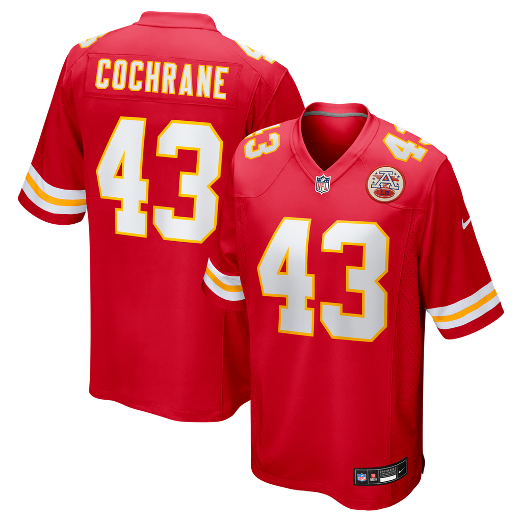 Jack Cochrane Kansas City Chiefs Nike Game Player Jersey - Red