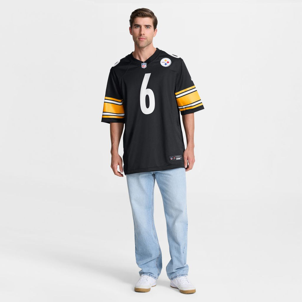 Patrick Queen Pittsburgh Steelers Nike Game Player Jersey - Black
