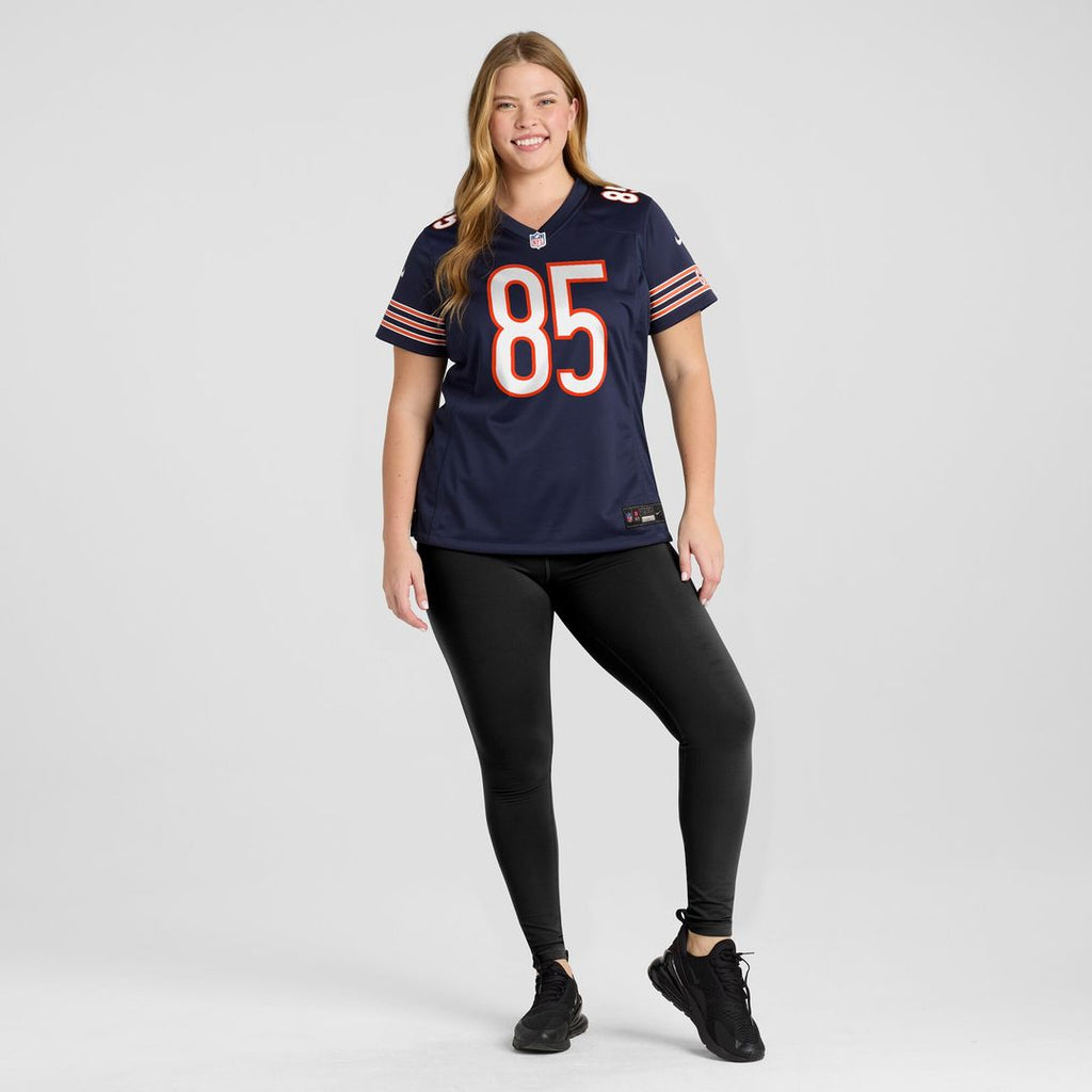 Cole Kmet Chicago Bears Nike Women's Game Jersey - Navy