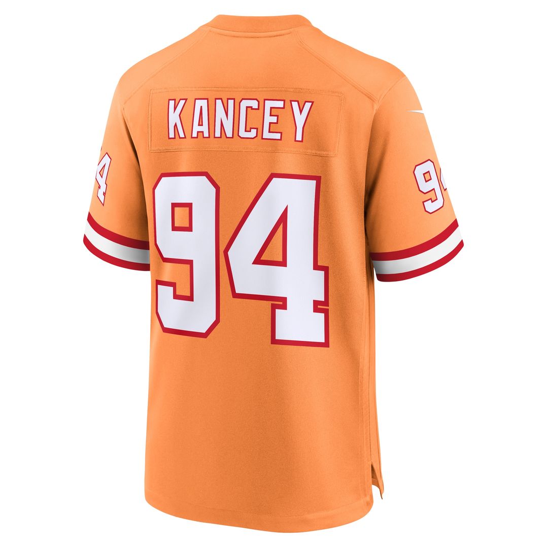 Calijah Kancey Tampa Bay Buccaneers Nike Alternate Game Jersey - Orange