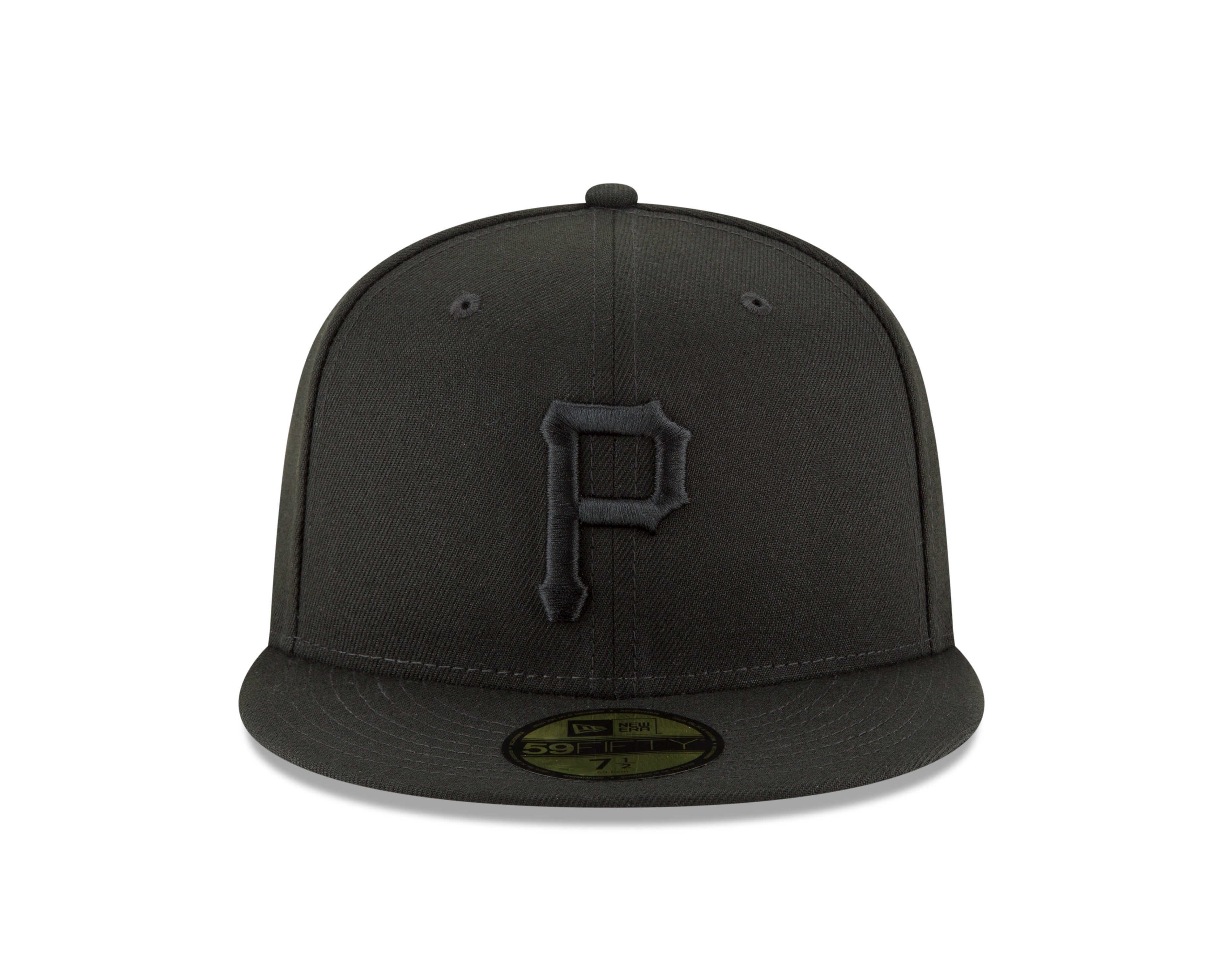 Men s Pittsburgh Pirates New Era Black Tonal 59FIFTY Fitted Hat Official Team Hat Sports Fan Cap Official NFL Team Hat Football Fan Cap