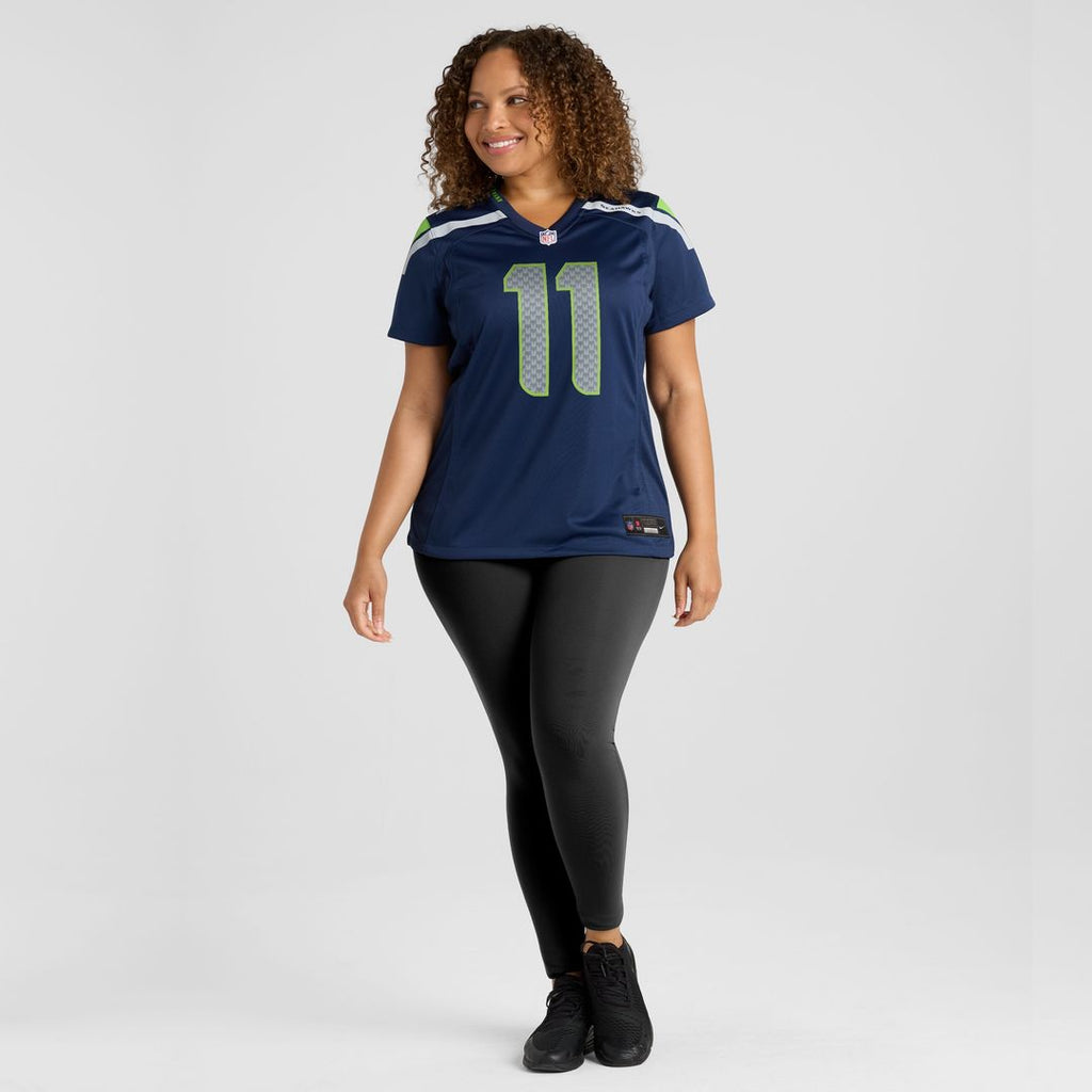 Jaxon Smith-Njigba Seattle Seahawks Nike Women's Throwback Player Game Jersey - Royal