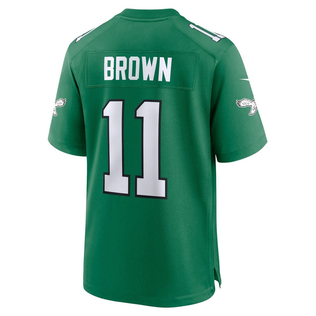 A.J. Brown Philadelphia Eagles Nike Youth Team Game Jersey - Midnight Green