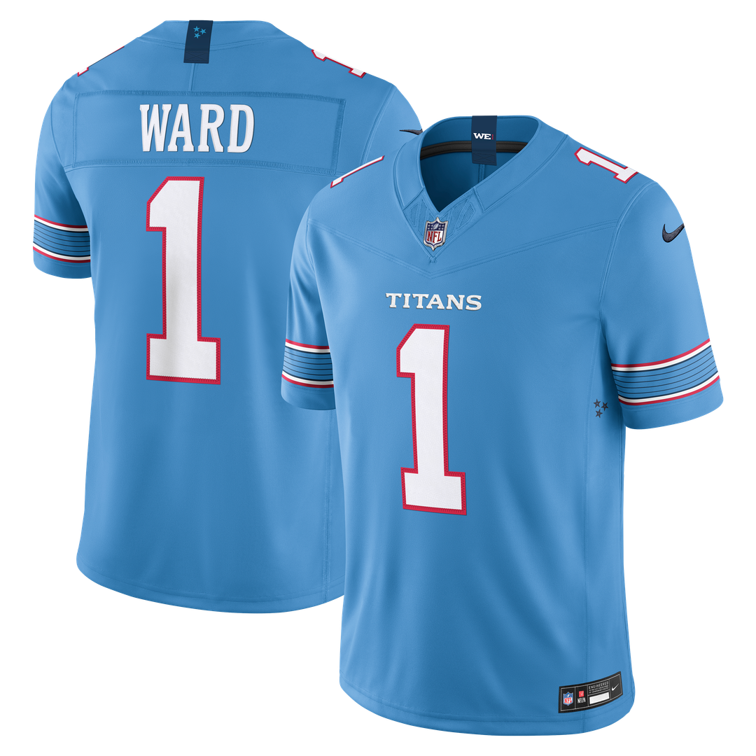 Cameron Ward Tennessee Titans Nike Vapor F.U.S.E. Stitched Limited Jersey - White
