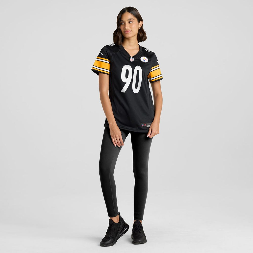 T.J. Watt Pittsburgh Steelers Nike Women's Team Game Jersey -  Black