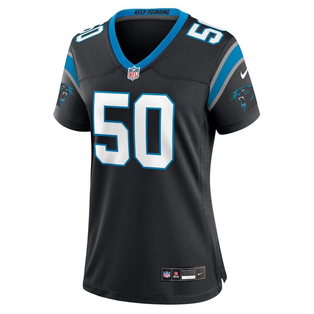 Robert Hunt Carolina Panthers Nike Women's  Game Jersey -  Black
