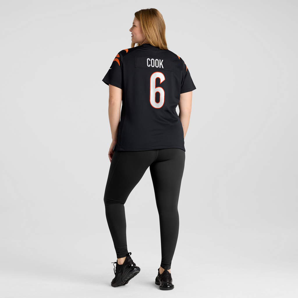 Bryan Cook Cincinnati Bengals Nike Women's Team Game Jersey -  Black