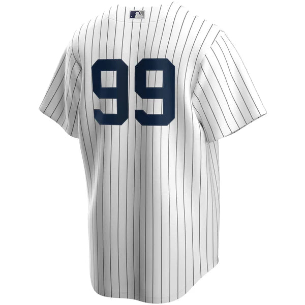 Men s Nike Aaron Judge 99 White New York Yankees Home Official Replica Player Jersey Official Team Jersey Sports Fan Apparel Official NFL Team Jersey