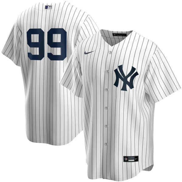 Men s Nike Aaron Judge 99 White New York Yankees Home Official Replica Player Jersey Official Team Jersey Sports Fan Apparel Official NFL Team Jersey