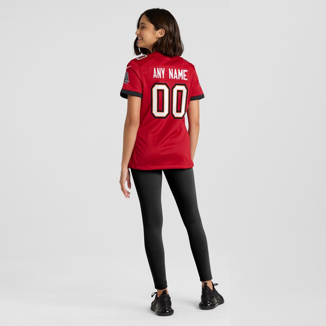 Tampa Bay Buccaneers Nike Women's Alternate Custom Game Jersey - Pewter