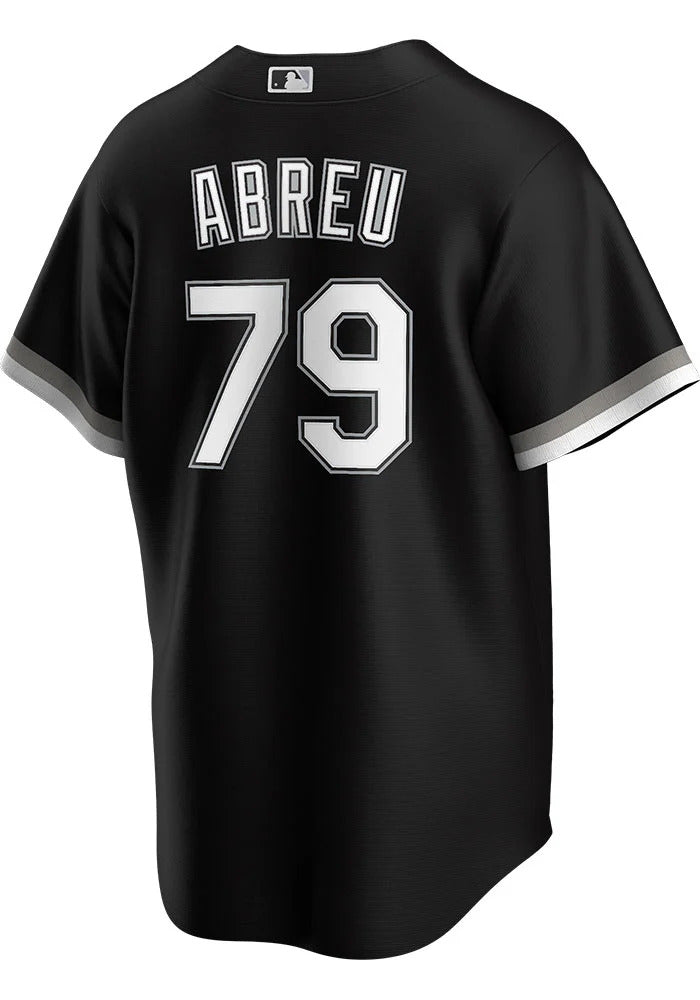 Men s Chicago White Sox Jose Abreu Nike Black Alternate Replica Player Name Jersey Official Team Jersey Sports Fan Apparel Official NFL Team Jersey