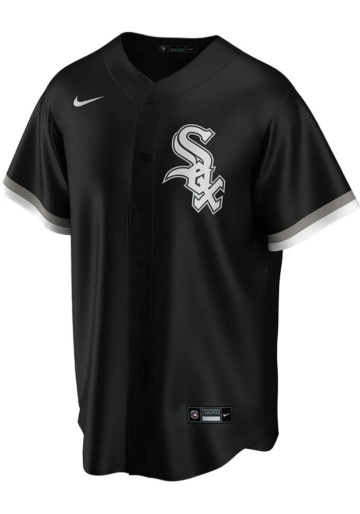 Men s Chicago White Sox Jose Abreu Nike Black Alternate Replica Player Name Jersey Official Team Jersey Sports Fan Apparel Official NFL Team Jersey