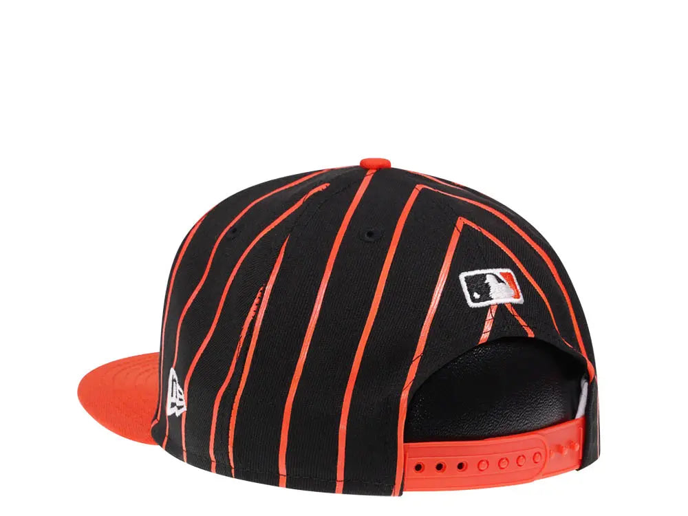 San Francisco Giants Black Orange City Arch New Era 9FIFTY Snapback Hat Official Team Hat Sports Fan Cap Official NFL Team Hat Football Fan Cap