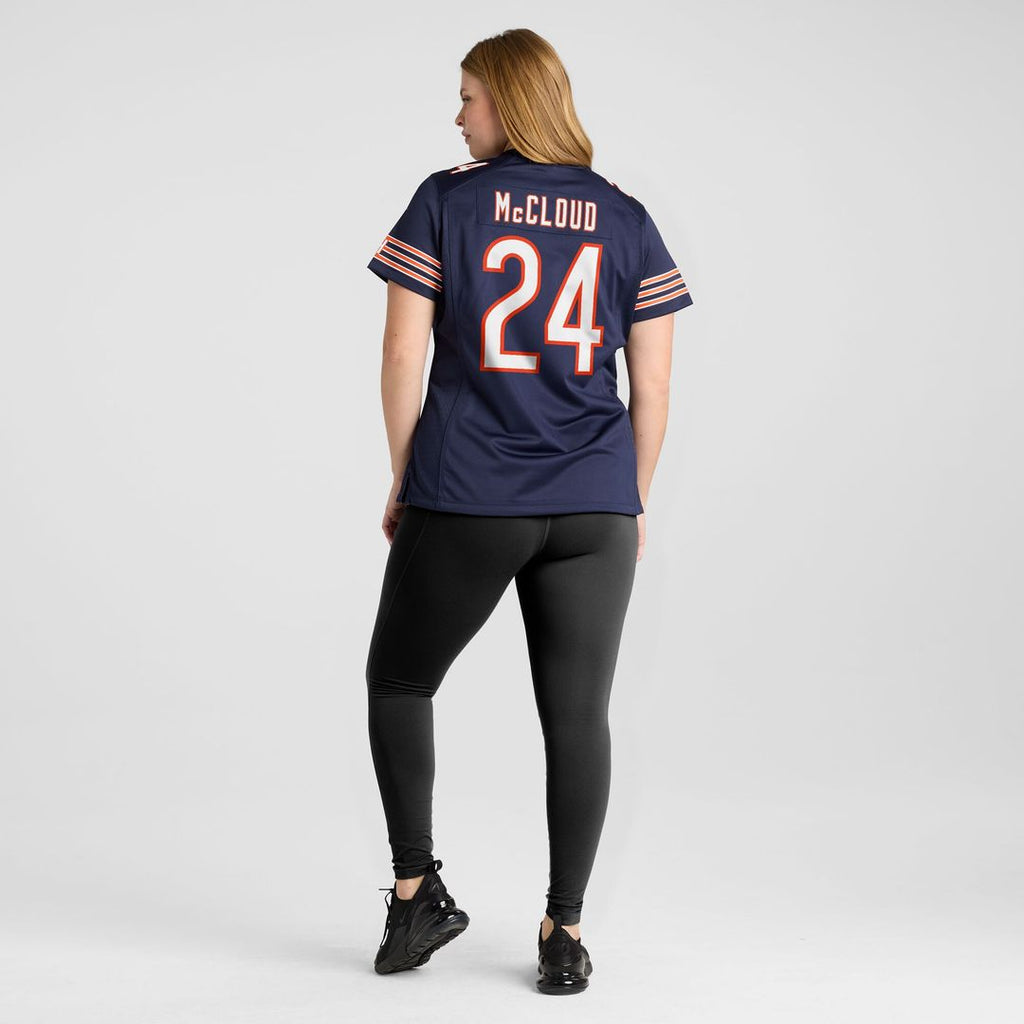 Nick McCloud Chicago Bears Nike Women's Team Game Jersey -  Navy