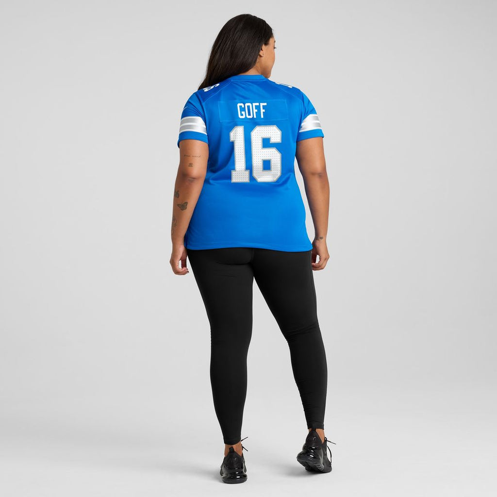 Jared Goff Detroit Lions Nike Women's Game Jersey - Blue