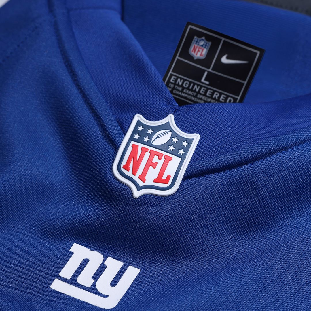 Jaxson Dart New York Giants Nike Alternate Century Red Game Jersey - Red
