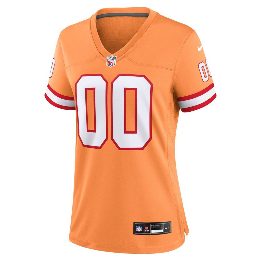 Tampa Bay Buccaneers Nike Women's Alternate Custom Game Jersey - Pewter