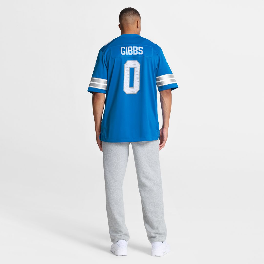Jahmyr Gibbs Detroit Lions Nike 2nd Alternate Game Player Jersey - Black