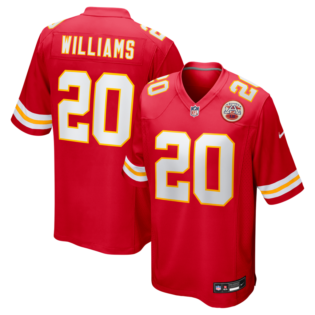 Nohl Williams Kansas City Chiefs Nike Team Game Jersey -  Red