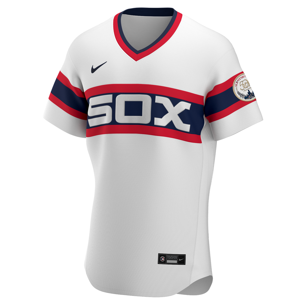 Men s Chicago White Sox Nike White Alternate 1983 Authentic Official Team Jersey Sports Fan Apparel Official NFL Team Jersey Football Fan Apparel
