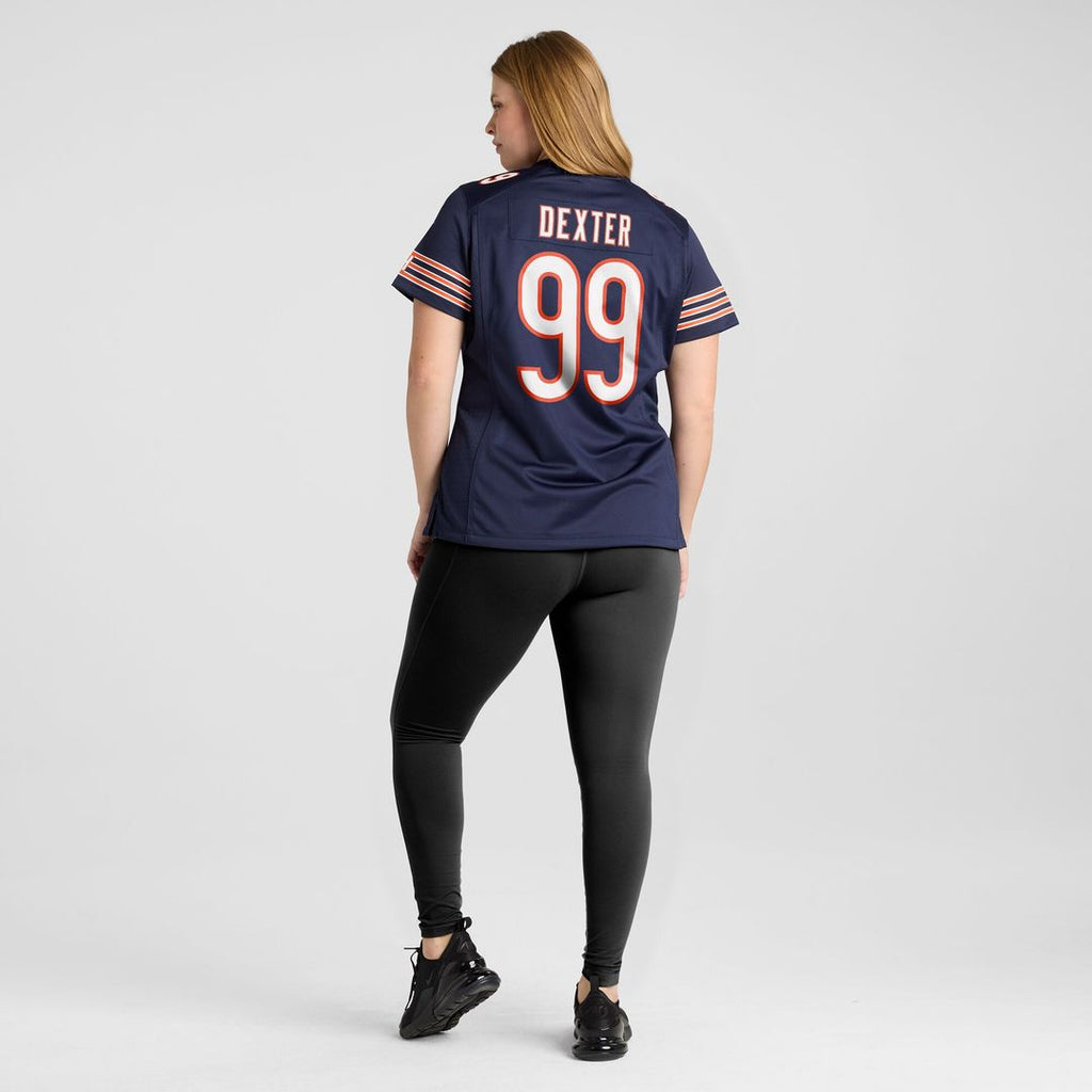 Gervon Dexter Sr Chicago Bears Nike Women's Team Game Jersey -  Navy