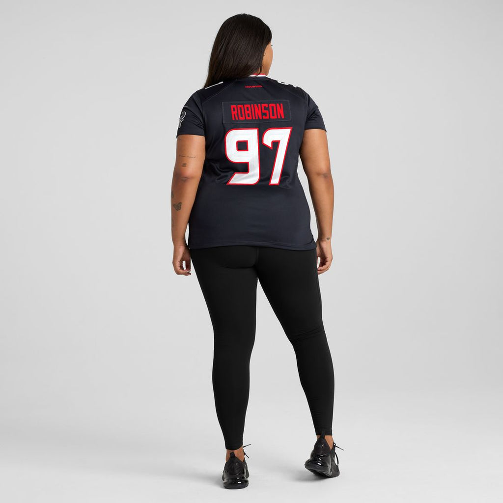 Dominique Robinson Houston Texans Nike Women's Team Game Jersey -  Navy