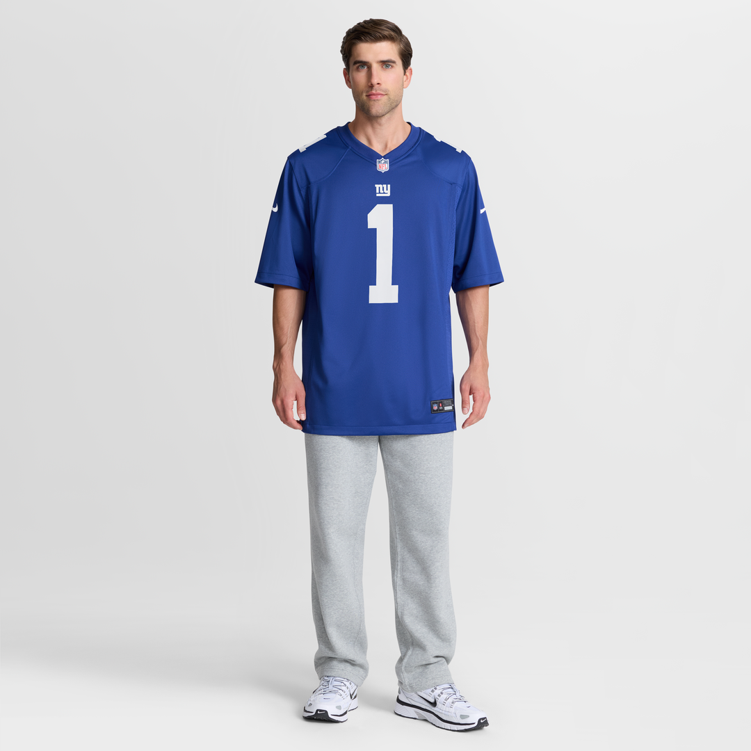 Malik Nabers New York Giants Nike Alternate Game Jersey - Century Red