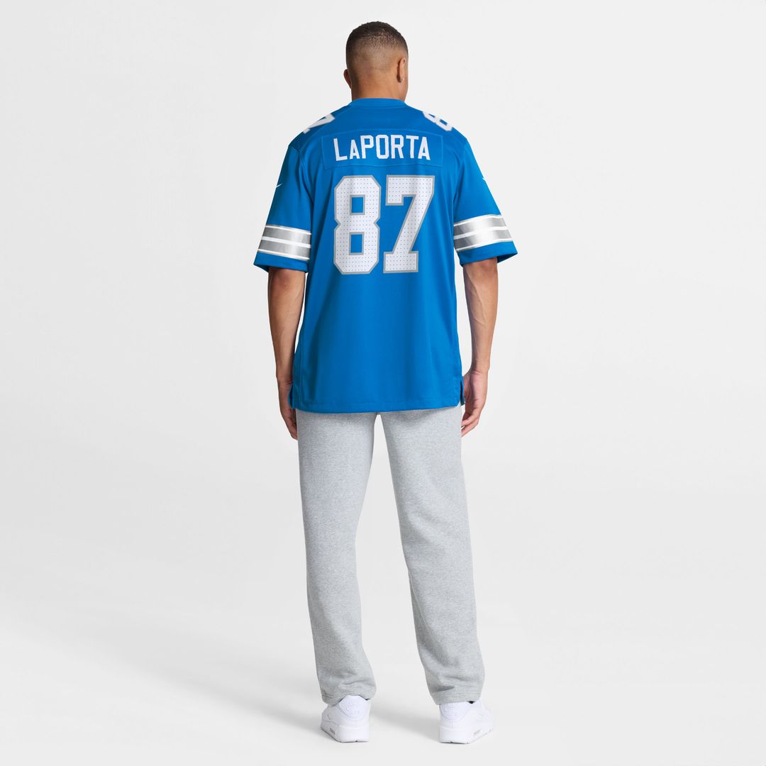 Sam LaPorta Detroit Lions Nike White Game Jersey -  White