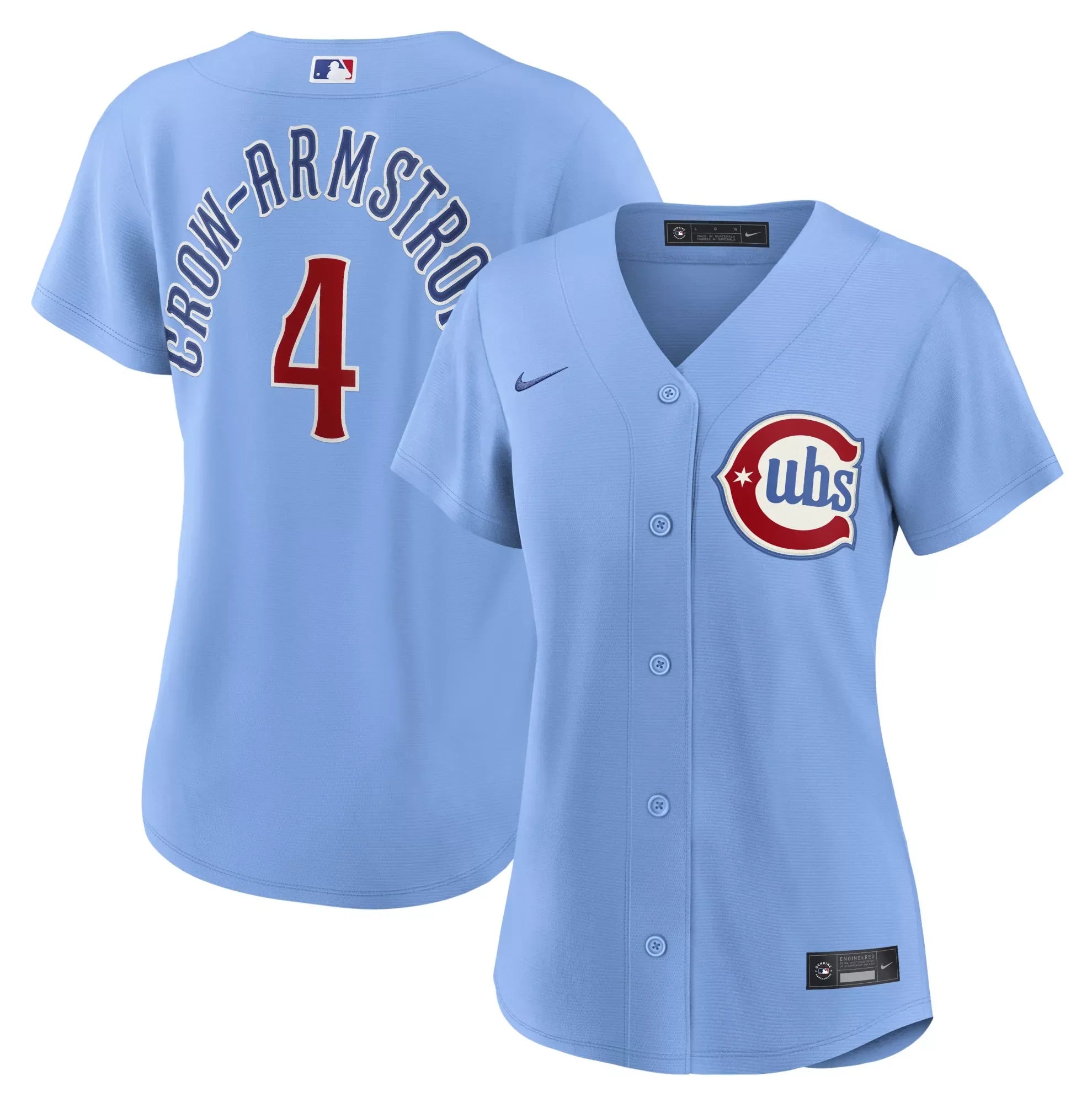 Women s Chicago Cubs Pete Crow-Armstrong Nike Powder Blue Alternate 2 Replica Player Jersey Official Team Jersey Sports Fan Apparel Official NFL Team
