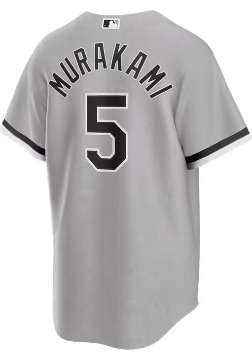 Men s Chicago White Sox Munetaka Murakami Nike Road Gray Replica Jersey Official Team Jersey Sports Fan Apparel Official NFL Team Jersey Football Fan