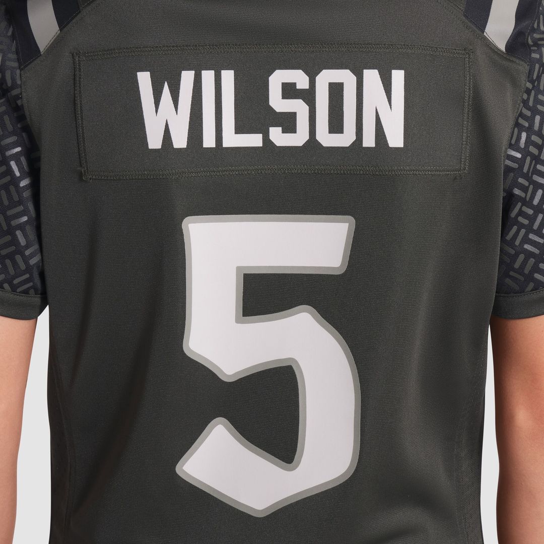 Garrett Wilson New York Jets Nike Women's 2025 Rivalries Collection Game Jersey - Gotham Green