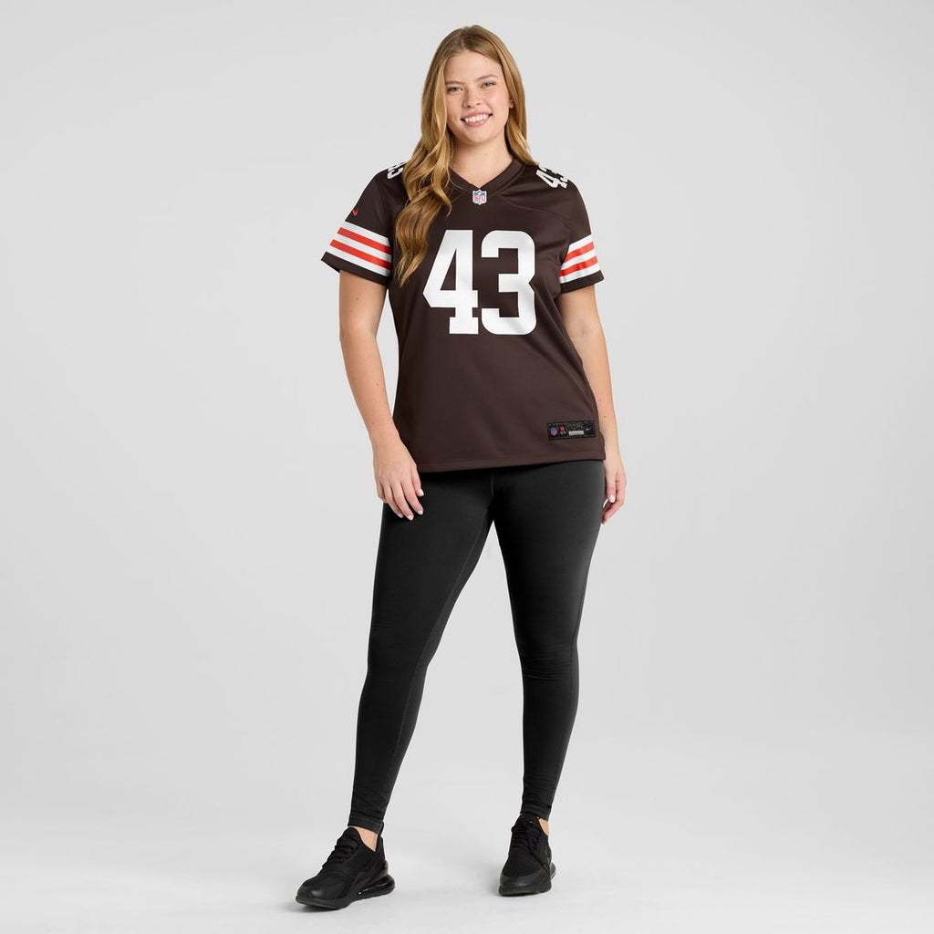 Mohamoud Diabate Cleveland Browns Nike Women's Team Game Jersey -  Brown