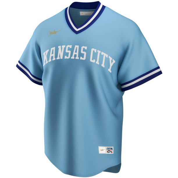 Men s Kansas City Royals George Brett Nike Light Blue Road Cooperstown Collection Team Jersey Official Team Jersey Sports Fan Apparel Official NFL
