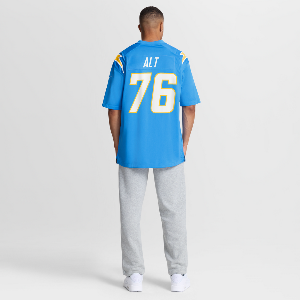 Joe Alt Los Angeles Chargers Nike  Player Game Jersey - Powder Blue