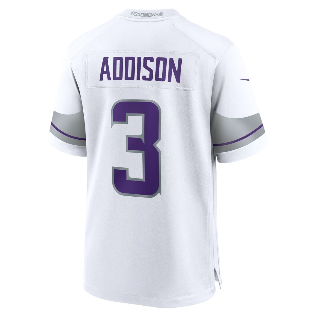 Jordan Addison Minnesota Vikings Nike  Game Jersey - Purple