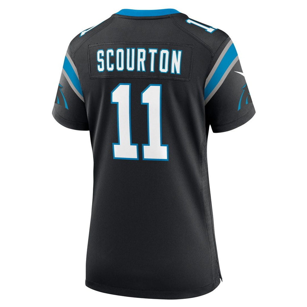 Nic Scourton Carolina Panthers Nike Women's Team Game Jersey -  Black