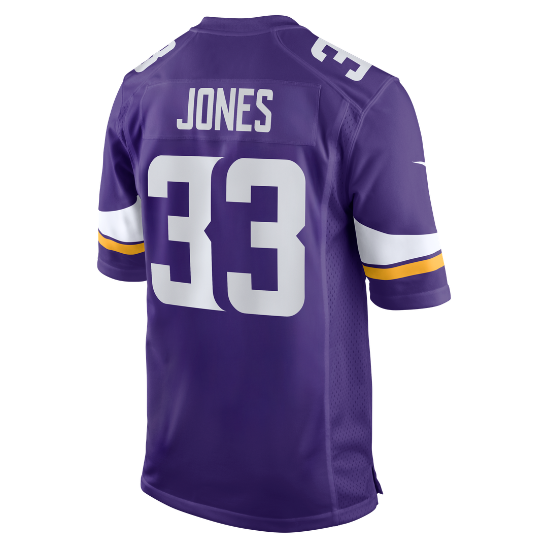 Aaron Jones Minnesota Vikings Nike Game Player Jersey - Purple