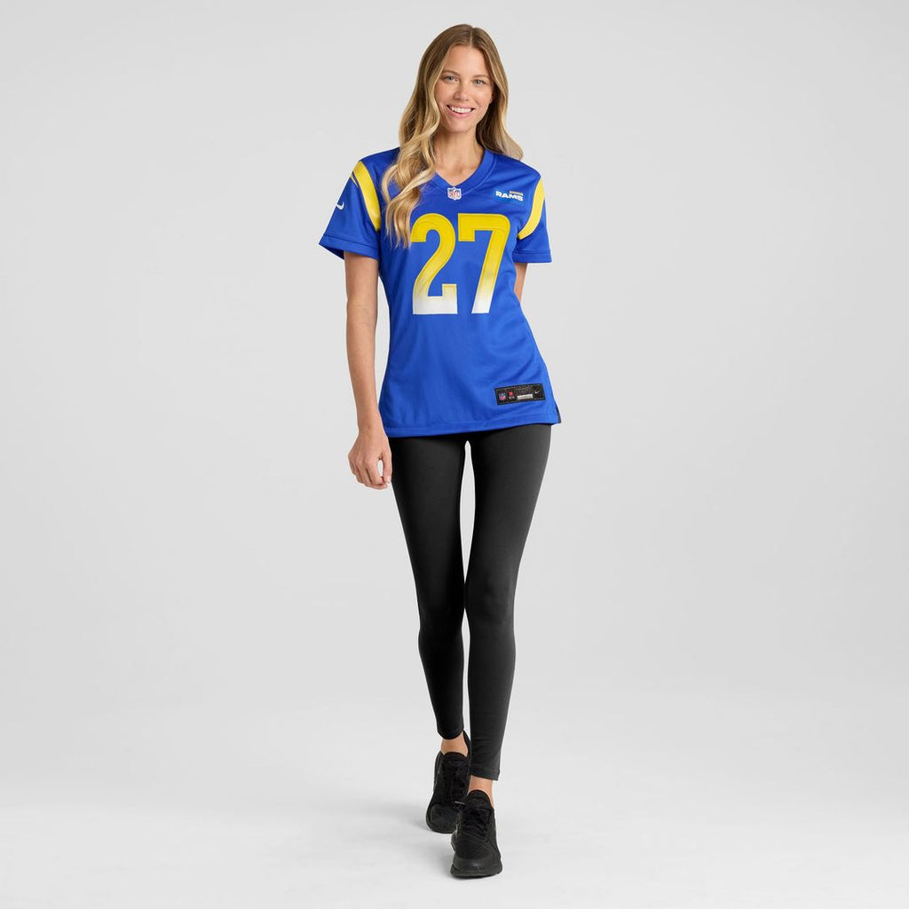 Jarquez Hunter Los Angeles Rams Nike Women's Team Game Jersey -  Royal