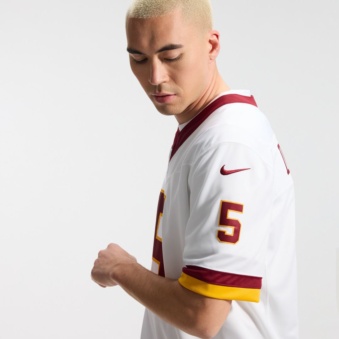 Jayden Daniels Washington Commanders Nike Vapor F.U.S.E. Stitched Limited Jersey - Burgundy