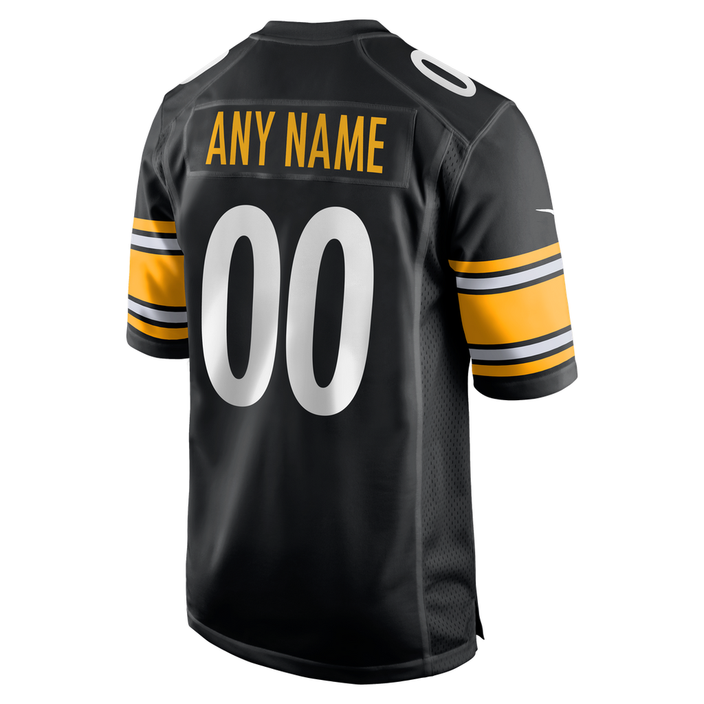 Pittsburgh Steelers Nike Custom Game Jersey - Black