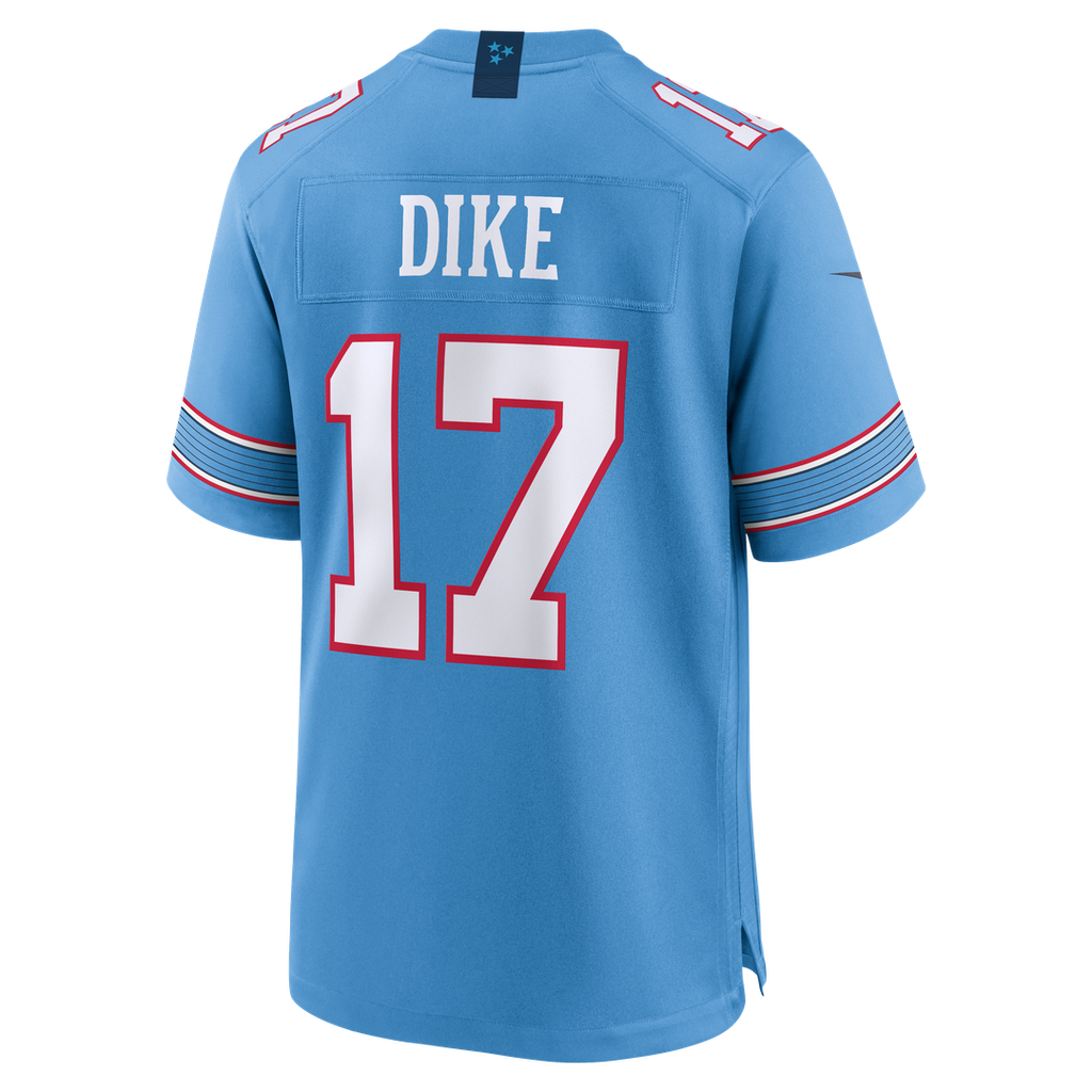 Chimere Dike Tennessee Titans Nike Team Game Jersey -  Light Blue
