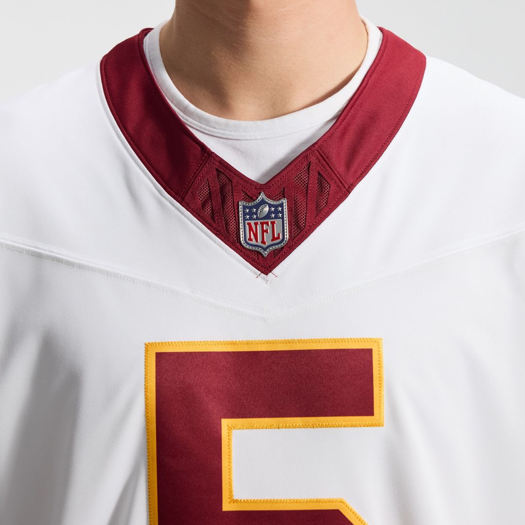 Jayden Daniels Washington Commanders Nike Vapor F.U.S.E. Stitched Limited Jersey - Burgundy