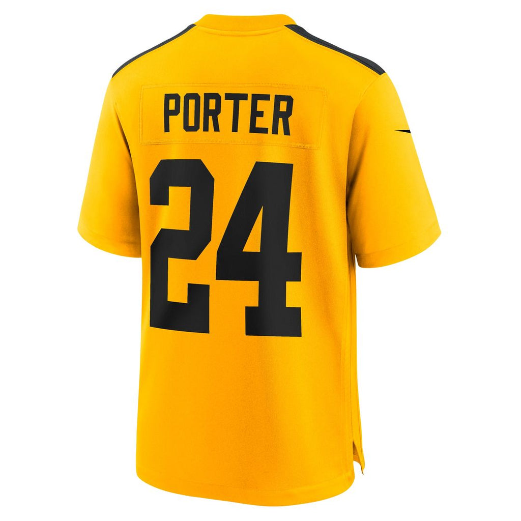 Joey Porter Jr. Pittsburgh Steelers Nike Alternate 1933 Throwback Game Jersey - Gold