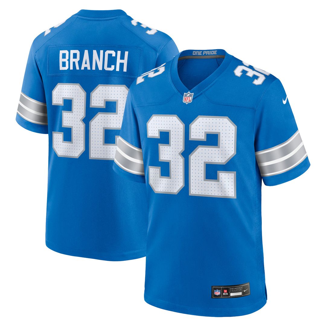 Brian Branch Detroit Lions Nike White Game Jersey -  White