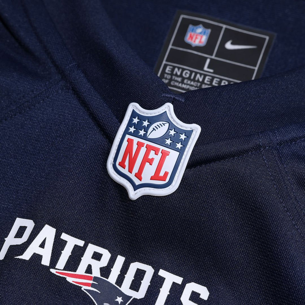 Morgan Moses New England Patriots Nike Team Game Jersey -  Navy